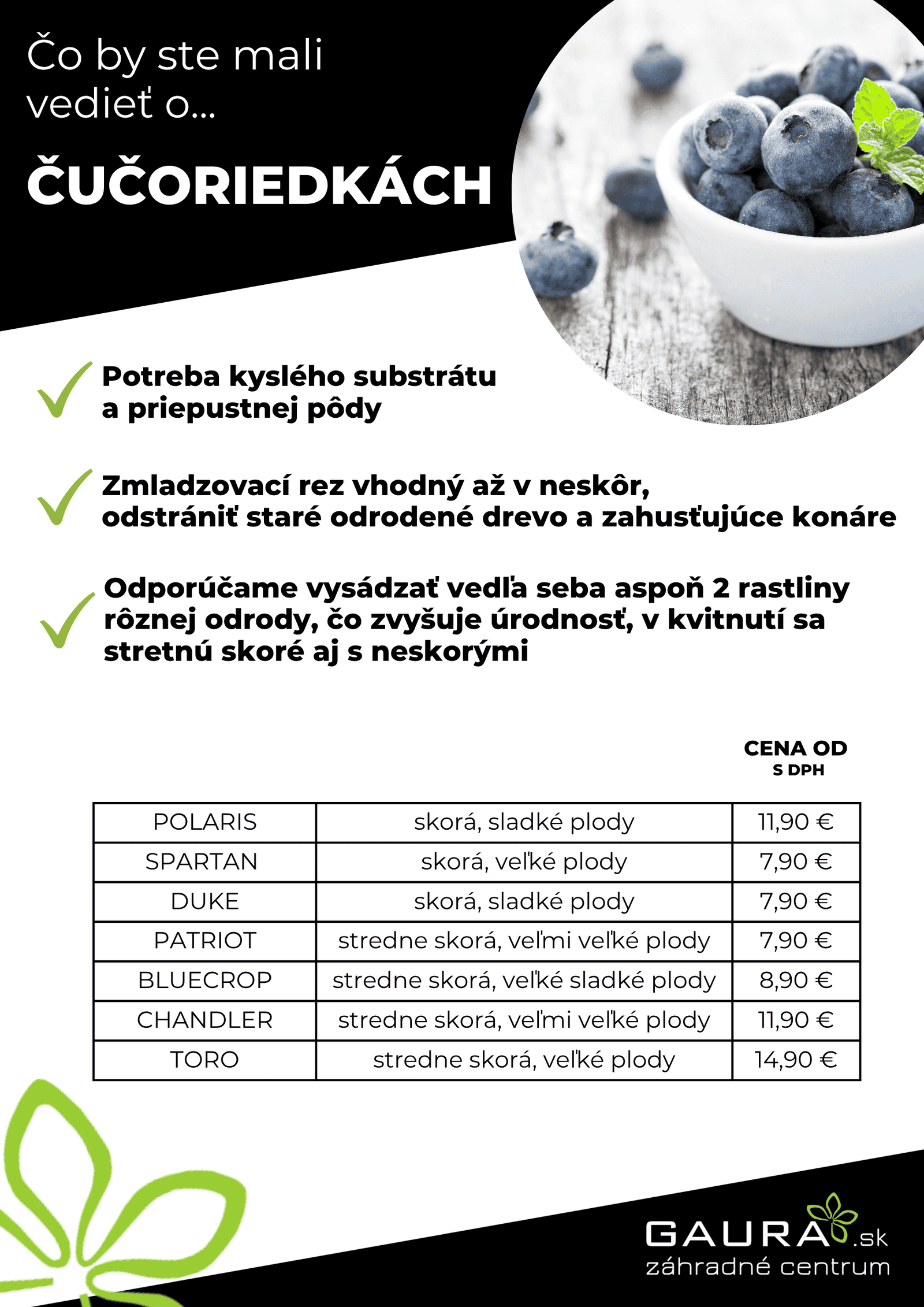 Drobné ovocie v GAURE! 6 - Gaura Zahradné centrum Trečín 5 - Gaura Zahradné centrum Trečín